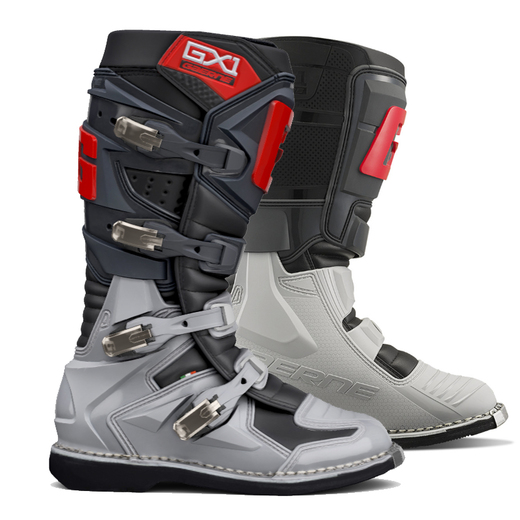 Мотоботы Gaerne GX-1 Evo Anthracite/Grey/Red, 40 pitbikemarket.ru