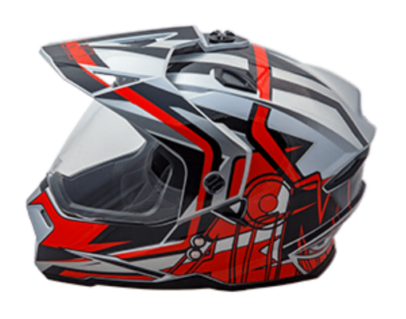 Шлем AiM JK802S Red/Grey/Black, XL pitbikemarket.ru